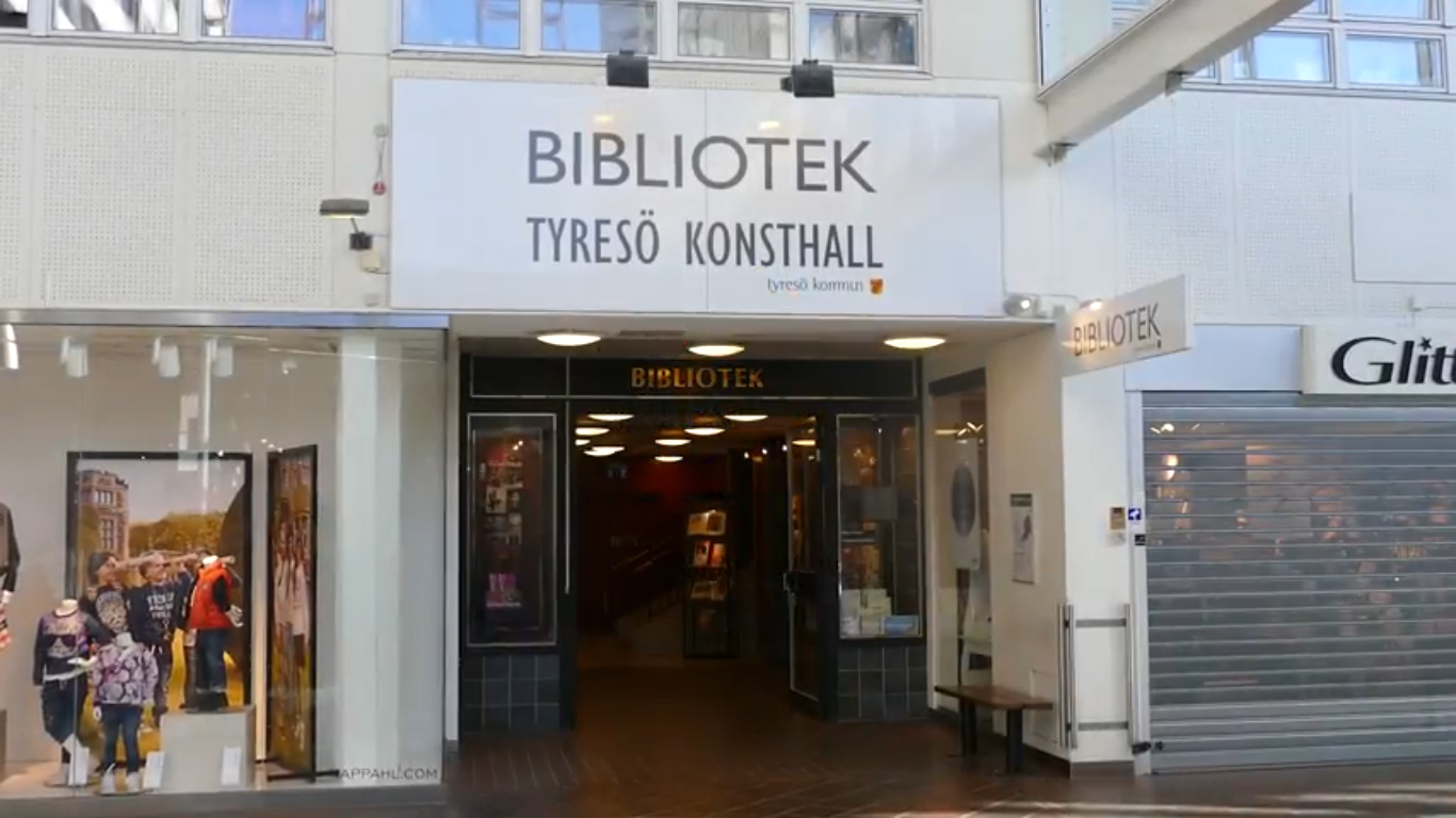 Tyresö Biblioteket och Konsthall i Tyresö centrum