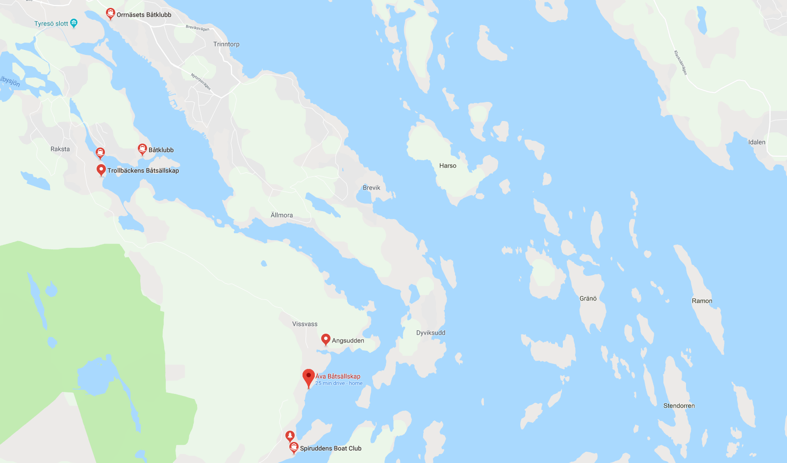 Båtklubbar i Tyresö